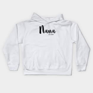 Nana Pregnancy Announcement Kids Hoodie